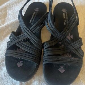 Skechers Women's Black Strappy Sandals